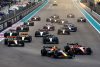 ABU DHABI, UNITED ARAB EMIRATES - NOVEMBER 26: Max Verstappen of the Netherlands driving the (1) Oracle Red Bull Racing RB19 leads the field into turn one at the start during the F1 Grand Prix of Abu Dhabi at Yas Marina Circuit on November 26, 2023 in Abu Dhabi, United Arab Emirates. (Photo by Mark Thompson/Getty Images) // Getty Images / Red Bull Content Pool // SI202311260158 // Usage for editorial use only //